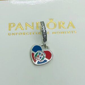 ✨🔥Pandora Dominican Republic heart Charm